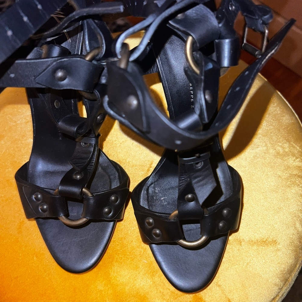 Giuseppe Zanotti Black Gladiator Sandals - Picture 4 of 6